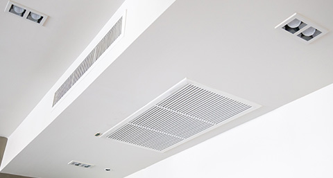 an air conditioning and ventilation system installed in a home